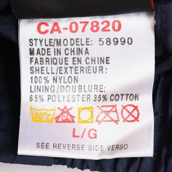 Vintage 1999 Brooks Windbreaker Navy/White NOS Canada Games Large - Picture 11 of 12